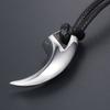 New Moon Imitation Wolf Tooth Couple Necklace, Non Fading Fashion Trend Design, Punk Hip-hop Cool Pendant Men's Portable Accessory