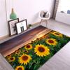 Yellow Sunflower Girl Room Carpet Nordic Cute Floral Rug Bedroom Bedside Mat Decoration Rooms Kitchen Floor Mat Balcony Rug