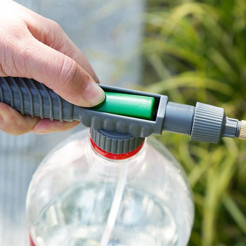 Manual High Pressure Air Pump Sprayer Adjustable Drink Bottle Spray Head Nozzle Garden Watering Tool Sprayer Agriculture Tools