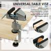 Mini Bench Vise Table Clamp 360° Rotatable Portable Work Bench Vise Fixed Tool for Drilling Woodworking Jewelry Making