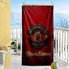 Manchester Customize Your Name Beach Towel High Absorbency & Quick-Dry Ideal for Travel Outdoor Swim Pool Yoga Surf Camping Hiking Gym Gift Holiday