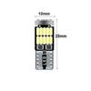 10 шт. T10 W5W 194 501 светодиодный Canbus без ошибок салонный свет автомобиля T10 26 SMD 4014 чип чистый белый подсветка приборов B