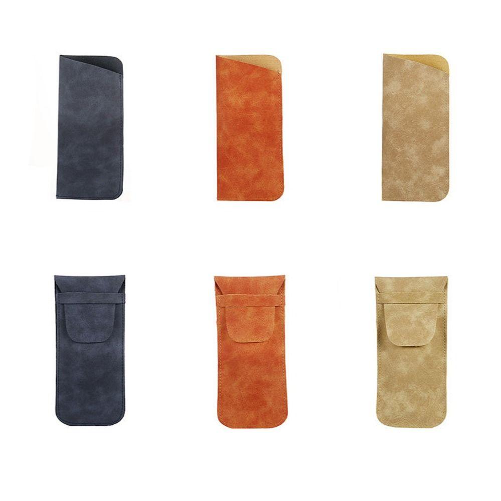 Прямоугольная сумка для солнцезащитных очков, покрытый держатель для очков, маленькая сумка для очков из искусственной кожи, уличная