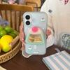 Korean Cute Pudding For Magsafe Phone Magnetic Griptok Stand For iPhone Funny Foldable Wireless Charging Case Holder