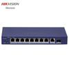Управляемые Ethernet и PoE коммутаторы Hikvision Штепсель CN (адаптер в комплекте)