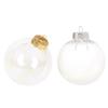 1/5/10 Pcs Clear Plastic Christmas Ball Sphere Fillable Baubles Ornament Xmas Tree Decor Supplies