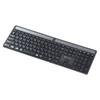 SANWA SUPPLY Клавиатура Bluetooth с солнечной зарядкой SKB-BTEC1BK