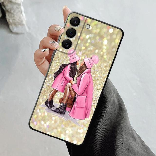 Чехол для Samsung Galaxy S23 S22 S21 S20 Fe Ultra S10 S9 S8 Plus Note 20ultra 10plus, чехол для женщины, ребенка, мамы и девочки