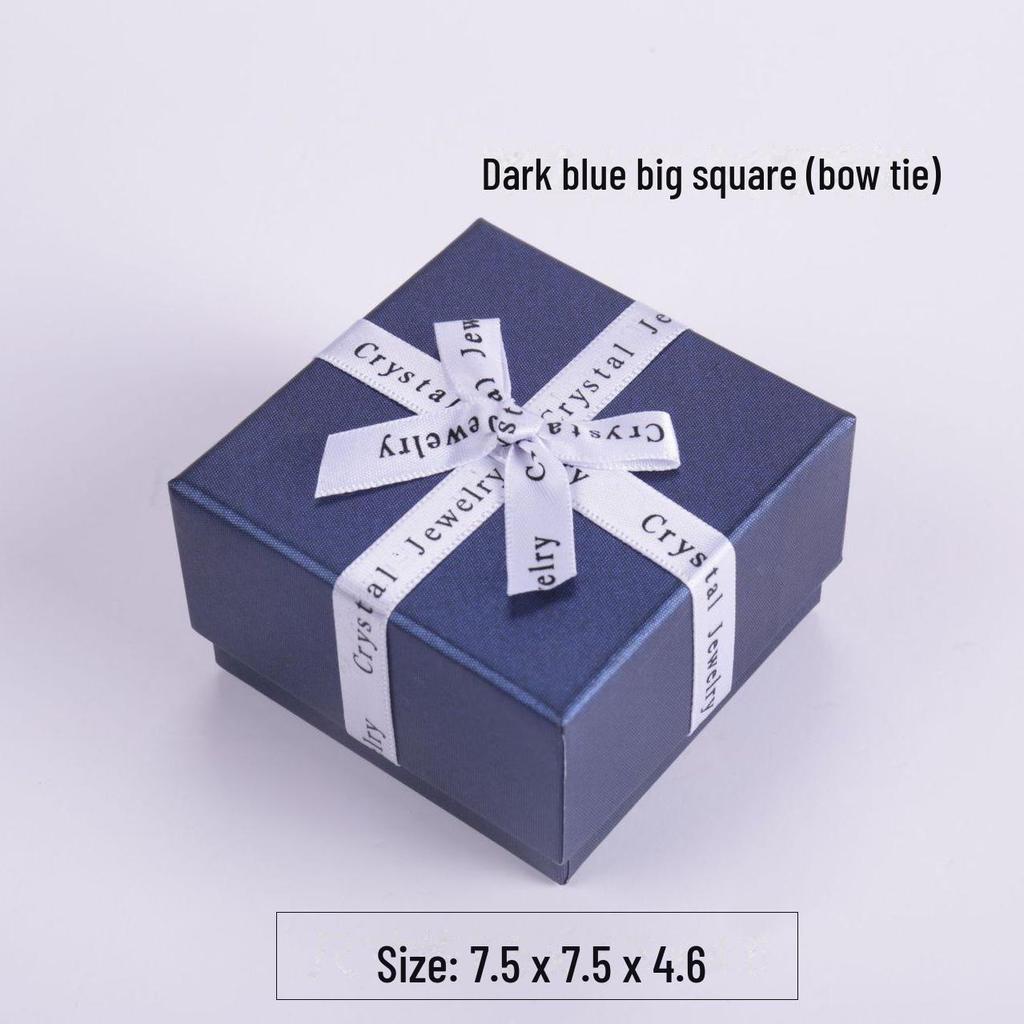Подарочная коробка для корейских ювелирных изделий высшего качества: Упаковка для кольца, кулона, ожерелья, серег, браслета