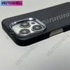 Роскошный Тонкий Чехол из Углеродного Волокна Для iPhone 17 13 14 15 16 Pro Max Ударопрочный Сплав Защита Объектива Камеры Ультратонкая Жесткая PC Крышка