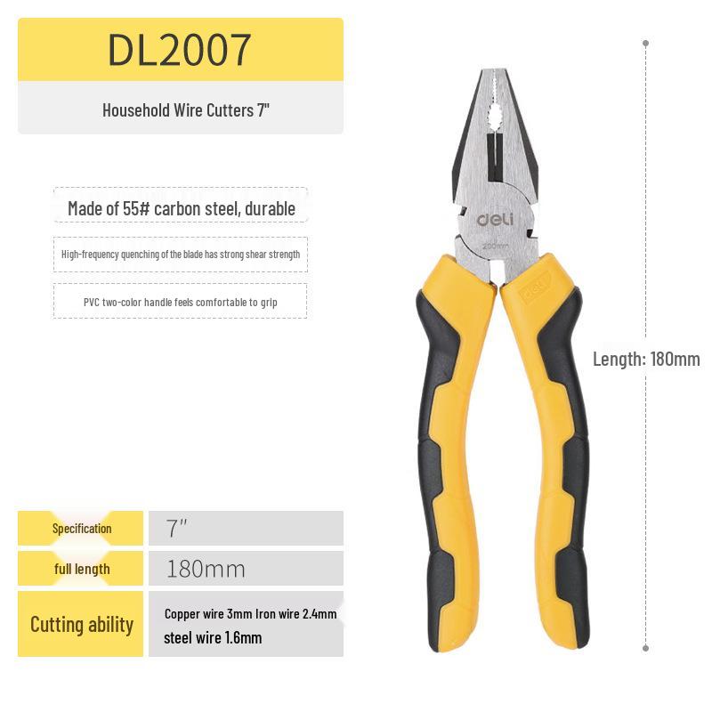 Многоцелебные тонкогубцы Deli Tools: Электрические кусачки и угловые пассатижи