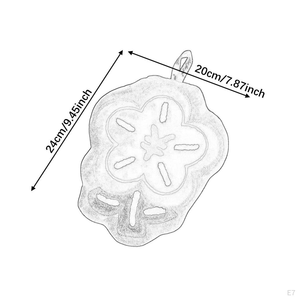 Полотенце для рук из кораллового флиса с петлей для уборки, небольшие многоразовые полотенца