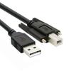 U2-102-1.5M USB 2.0 Тип A Папа к Тип B Винт с накаткой Стандартный Папа Монтаж Панельного Типа для Промышленной Камеры Сканера Диска