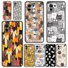 For Xiaomi Mi 13 12T 10 12 Lite 11 Ultra 10T 11T Pro 9T Phone Case Cartoon Cats Background Poco X3 NFC X4 F3 F4 M3 M4 5G Cover