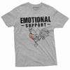 Funny Emotional Support Tshirt Cock Chicken Farmer Shirts Humorous Gifts for Him