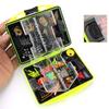 Fishing Accessories Kit Including Hook Sinker Weights Fishing Swivels Snaps Fishing Line Beads Fishing Set with Tackle Box