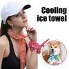 8 Pieces Cooling Scarf Wrap Summer Cool Ice Towel Cold Feeling Scarf Neck Wrap Headband Ice Scarf