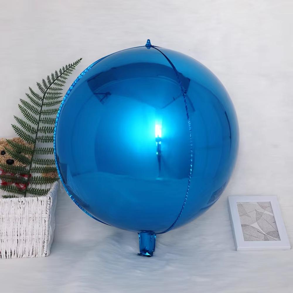 4D Фольгированные Шары Голографический Круглый Шар для Дня Рождения Девичника и Рождественского Подарка Декорация День Святого Валентина Детский Праздник