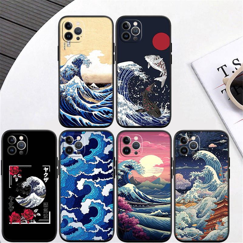 Чехол для телефона II6 Great Wave Off Kanagawa для Samsung A35 A25 A24 A15 A05S A05 M55 M35 M15 A06 A16 A02 A12 A13 A10 A20 A30 A22 A31 A32 A33 A41 A42 A50