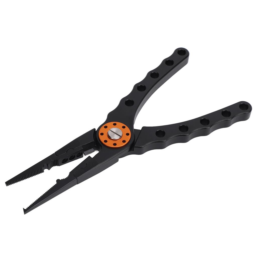 Рыболовные плоскогубцы из алюминиевого сплава, многофункциональные плоскогубцы для разъемных колец, инструмент для удаления крючков, резак для оплетки