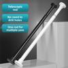 Drill-free Retractable Clothes Drying Rod, Balcony Retractable Curtain Rod, Bathroom Clothes Hanger, Indoor Household Hanging Ro