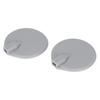 2pcs 65mm / 2.56in Diameter Electrode Pads Round Silicon Pads for Electric Tens Slimming Therapy Machine