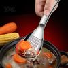Cooking Spoon with Drain Holes 5-in-1 Stainless Steel Spoon, Multifunctional Kitchen Slotted Tools for Potato Garlic Masher, Egg Separator,