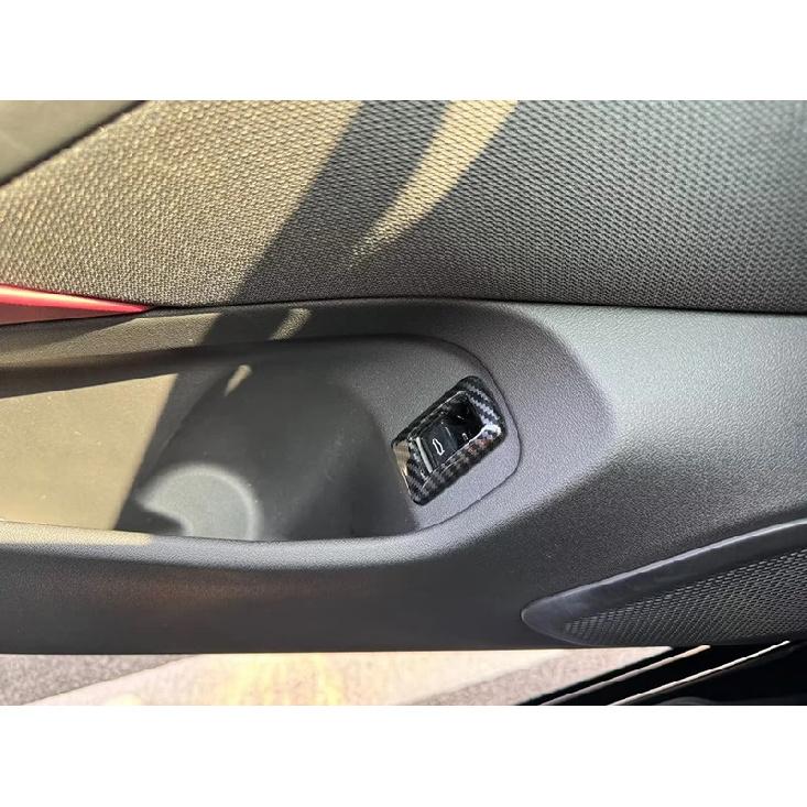 For BMW 5 Series 2024 2025 Car Accessories Carbon Fiber Style Tail door cover Switch Button Control Panel Cover Trim Bezel