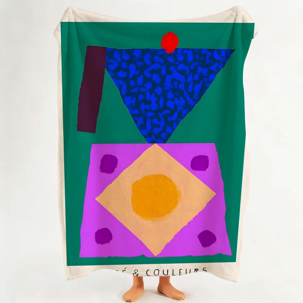 Illustrator M Matias Larrain Throw Flannel Throw Blanket Suitable for Sofa Living Room Bedroom