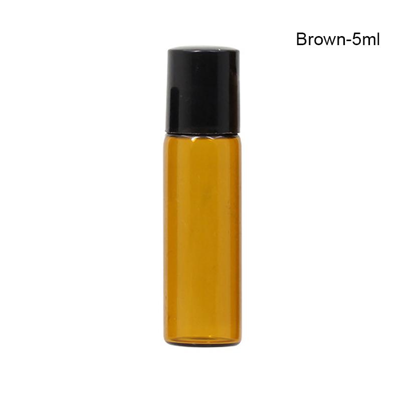 1 мл, 2 мл, 3 мл, 5 мл, 10 мл, янтарный тонкий стеклянный рулон на бутылке, пустая многоразовая бутылка, образец тестового эфирного масла, флаконы для духов с роликом
