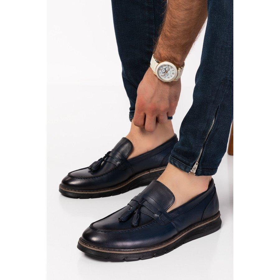 Мужские мокасины из натуральной кожи