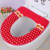 1Pcs Washable Winter Warm Toilet Seat Cover Closestool Mat Bathroom Accessories Soft O-shape Toilet Seat Pad AVE