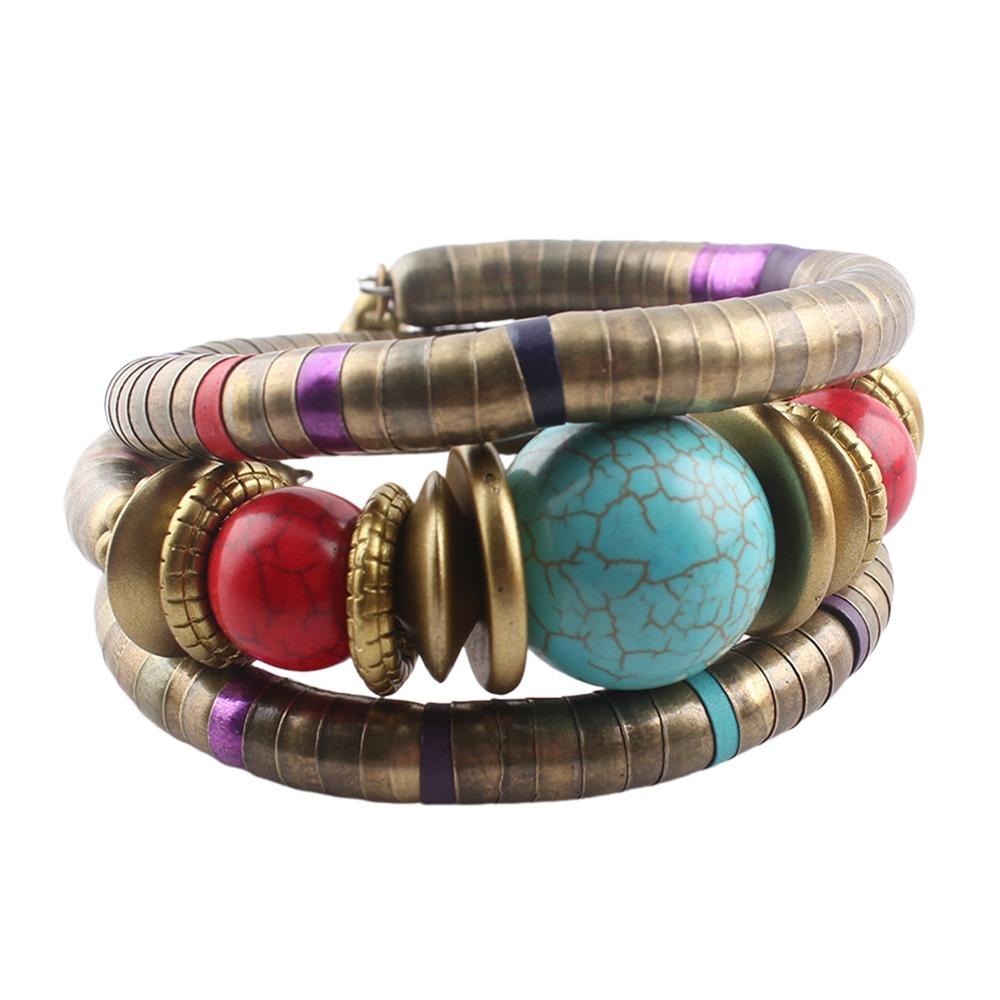 Браслет из сплава в виде змеи, трехслойный браслет, креативный подарок, многослойный браслет