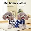 Small Breed Dog Plush Pyjamas Autumn Collection Cross-Border Pet Clothing Cozy Doggy Jumpsuit Pet Supplies