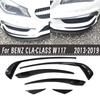 Mercedes CLA W117 Комплект для модернизации переднего бампера из углеродного волокна с аэродинамическими накладками (воздушными ножами) (2014-2019 гг.)