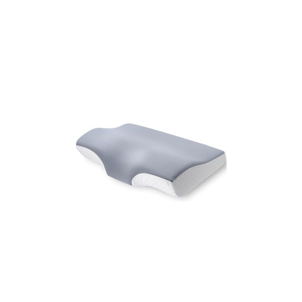 Neck-friendly pillow [Memory foam, ergonomic design] Sleep pillow for restful sleep, relieves stiff