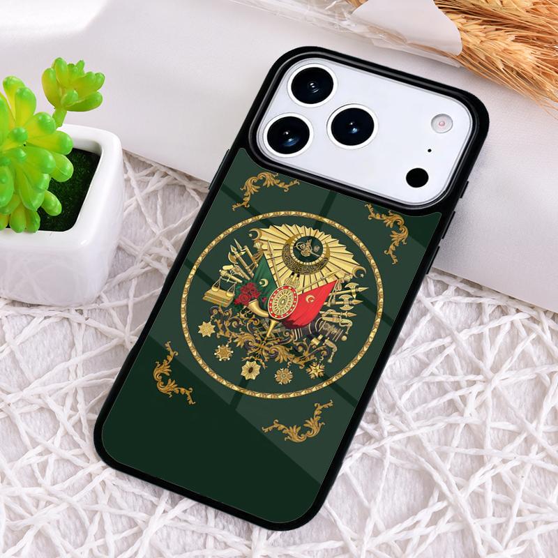 Мягкий ударопрочный чехол для телефона с гербом Османской империи для iPhone 17 Air 16e 15 11 12 14 13 Pro Max Чехол Coque