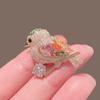 Bird Brooches For Women Girls Brooches Pins Shiny Animal Badges Jewelry For Lady