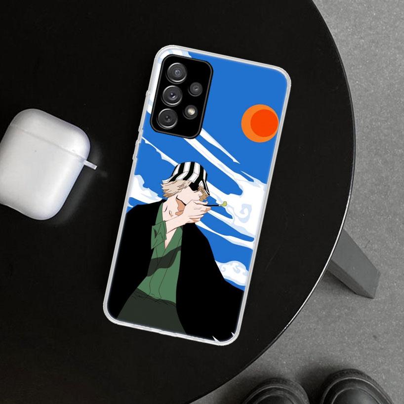 Чехол для телефона Bleach Kisuke Urahara для Samsung Galaxy A12 A22 A32 A52 A72 A02S A51 A50S A31 A20S A10S Note 20 Ultra 10 Plus