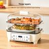 Multi functional Electric Steamer Four Layer Large Capacity Steam Pot Household Breakfast Automatic Power Off Steaming Box