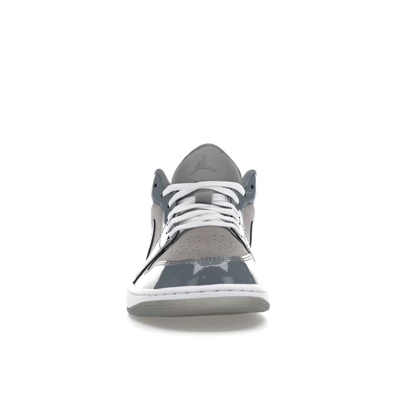 Кроссовки Air Jordan 1 Low SE Patent Cool Grey Unisex Medium-Grey White HF3148-011