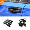 Для Honda 11th Gen Carbon Black Chrome Аксессуары для отделки 2022 2023 Автомобильная ручка боковой двери, декоративная крышка, гарнир