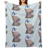 Elephant with a butterfly Throw Blanket Beautifuls blankets ands Furrys Bed linens Blankets