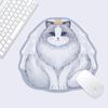 Необычный милый коврик для мыши с нескользящей поверхностью и обработанным краем для офиса и компьютера.