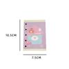 Cartoon Transparent Binder PVC Photo Storage Book Gift Yearly Daily Weekly Notepad