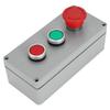 Box Aluminum Alloy 3 Button Control   Box IP66 Dustproof Waterproof 175x80x55
