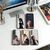 Чехол для телефона с изображением певицы Ayliva для Samsung Galaxy A73, A72, A71, A70, A53, A52, A51, Мягкий черный чехол