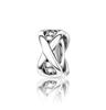 New Original 925 Silver Charms Lucky Infinity Symbol Heart Beads Pendants Fit Bracelet Necklace DIY Jewelry Gift