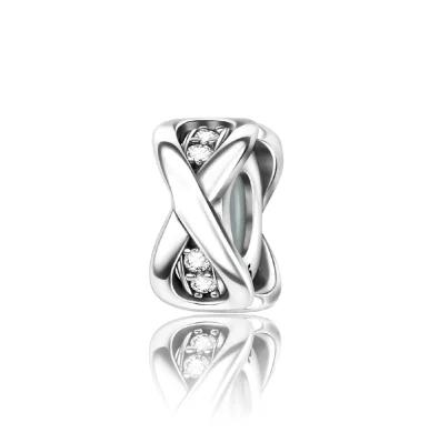 New Original 925 Silver Charms Lucky Infinity Symbol Heart Beads Pendants Fit Bracelet Necklace DIY Jewelry Gift