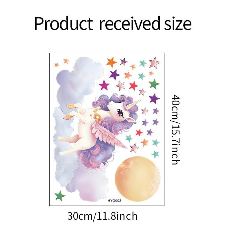 Светящиеся наклейки на стену «Фея-русалка», декор для детской спальни, светящиеся в темноте наклейки-бабочки для переключателей обоев